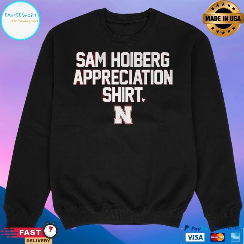 Nebraska Cornhuskers Men’s Basketball Sam Hoiberg Appreciation T-shirt