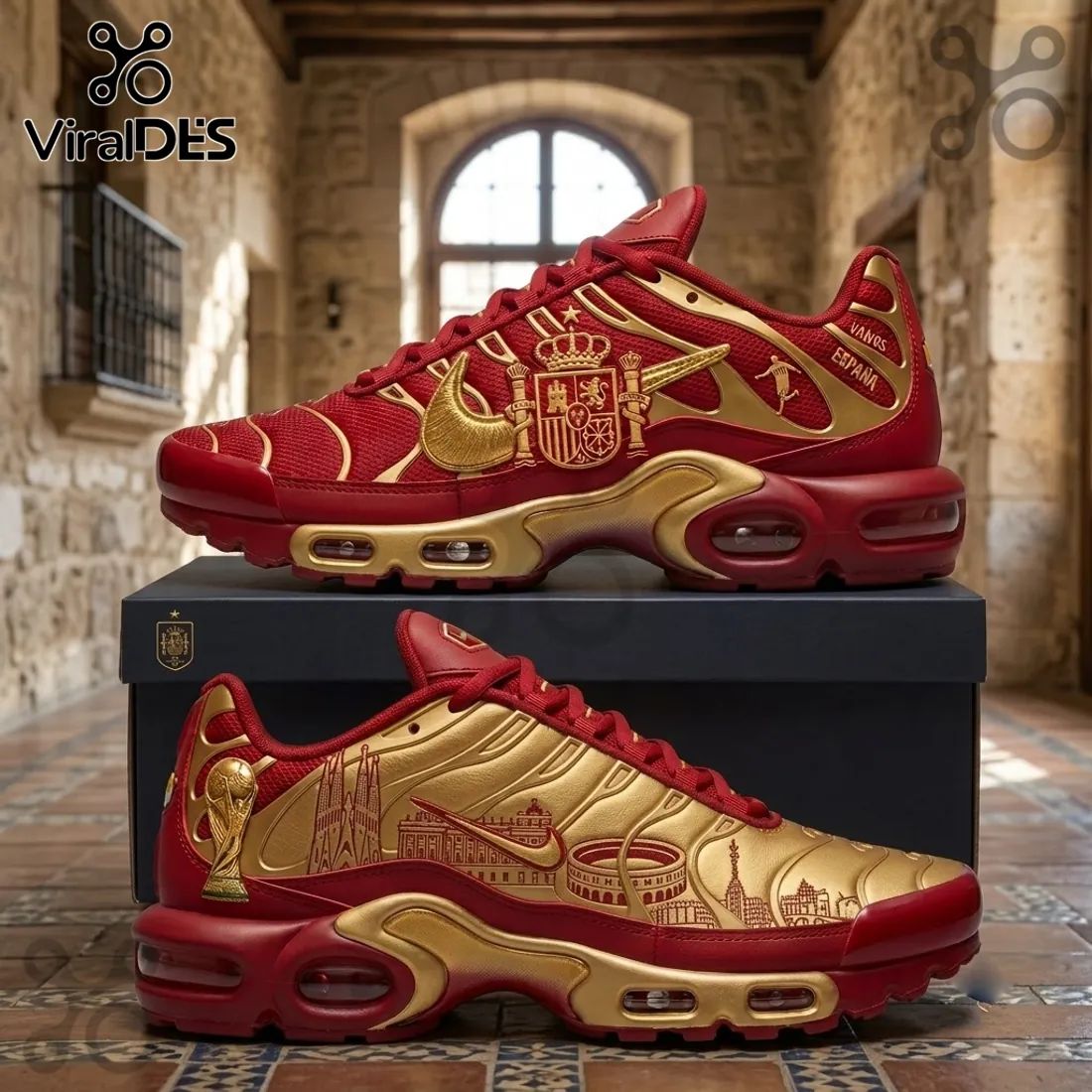 Spain National Team World Cup Air Max Plus Shoes
