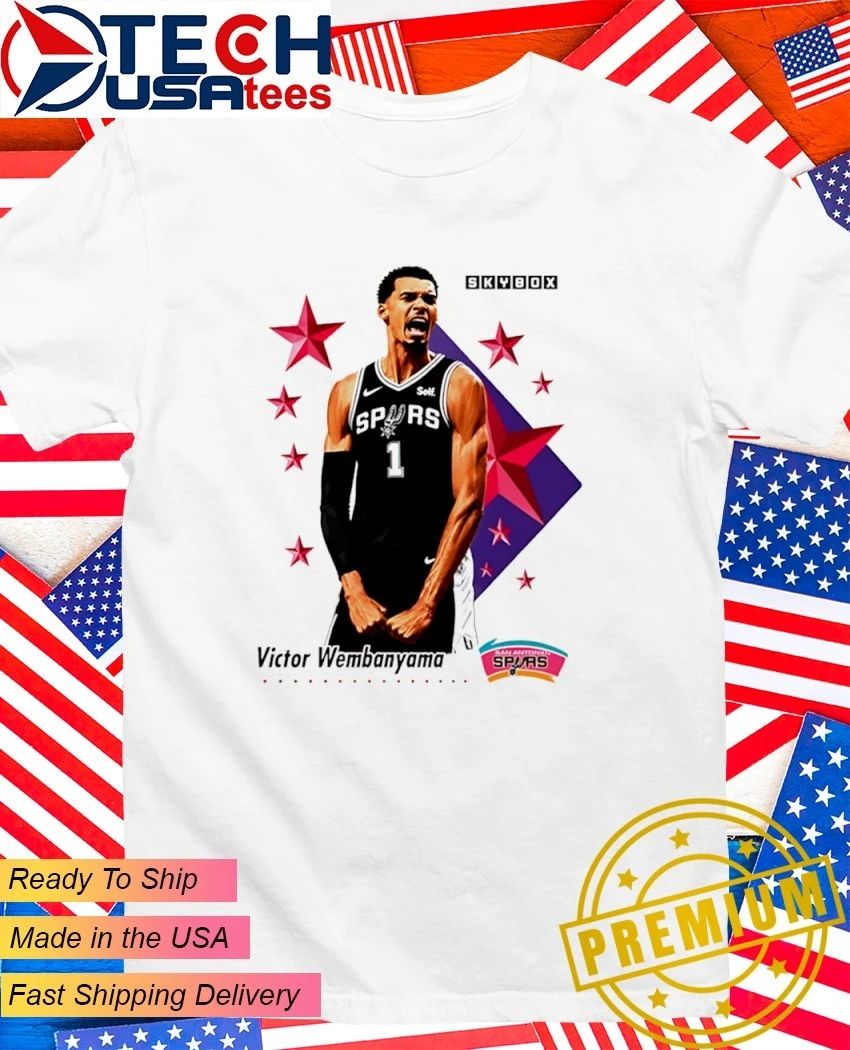 Victor Wembanyama San Antonio Spurs Basketball Skybox shirt