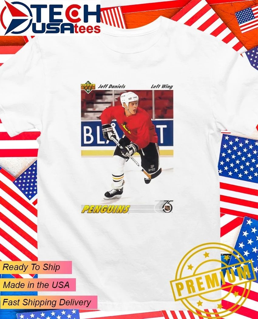 Jeff Daniels Left Wing Pittsburgh Penguins shirt