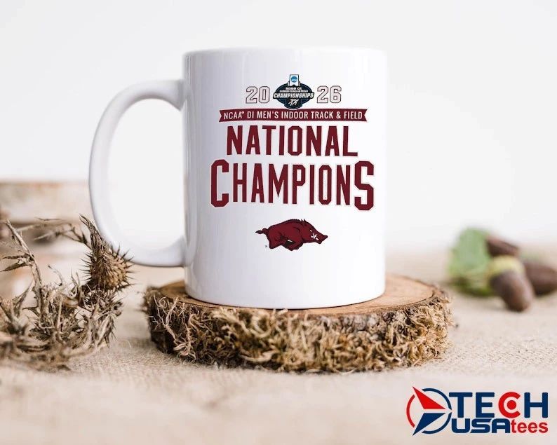 Arkansas Razorbacks 2026 NCAA Men’s Indoor Track and Field National Champions shirt