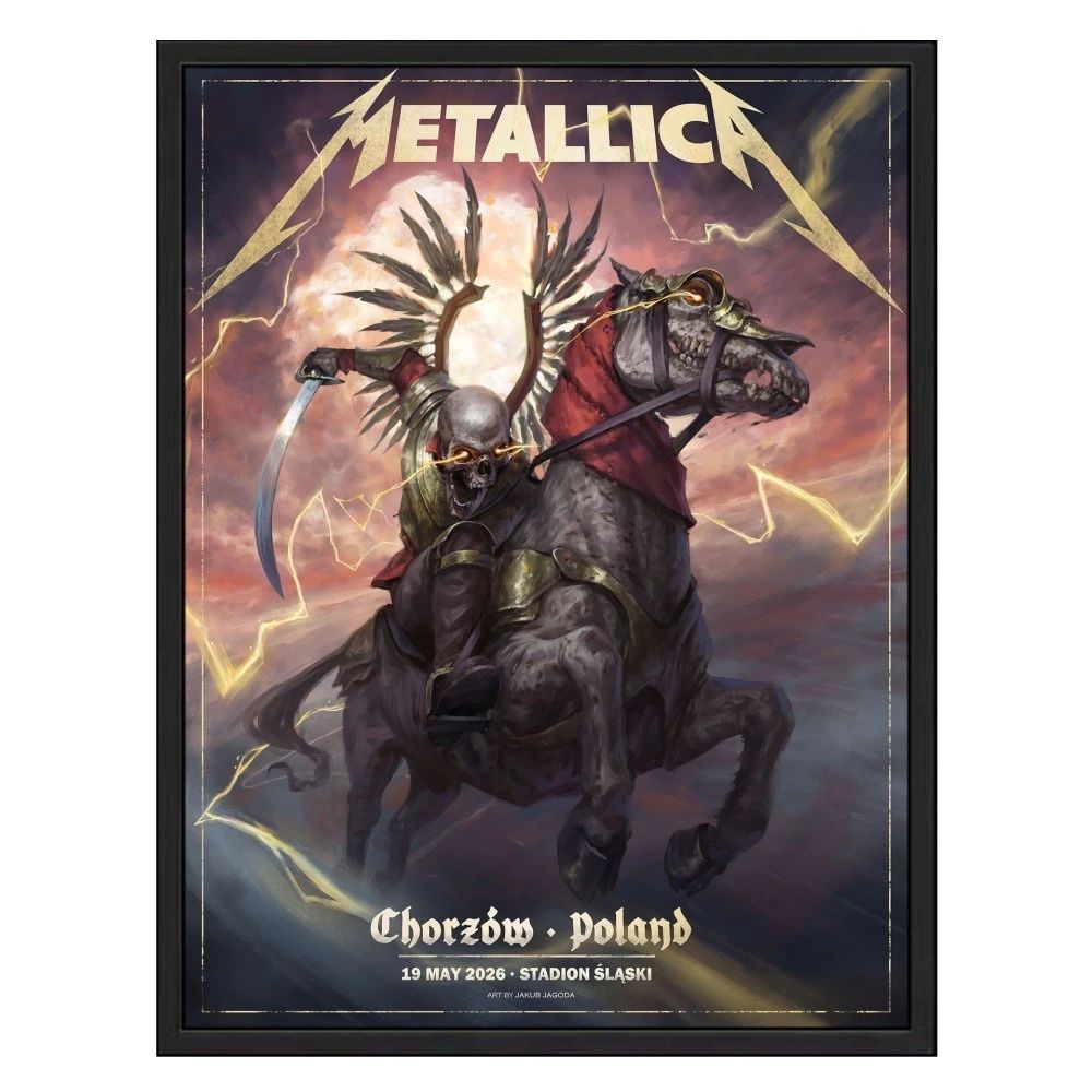 Metallica Chorzow 2026 Poster – M72 World Tour by Jakub Jagoda