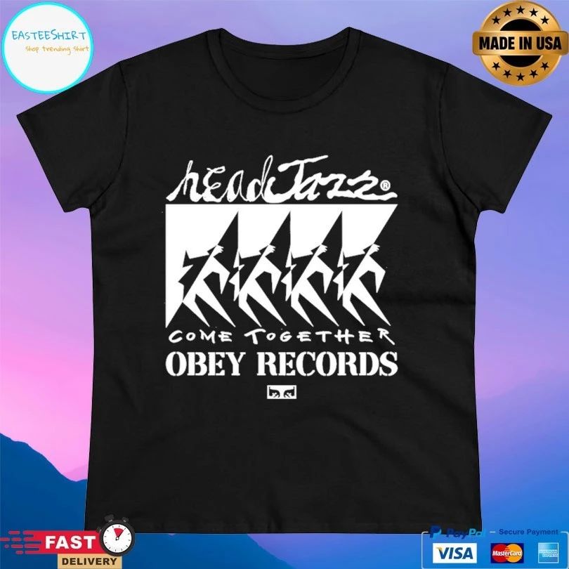 Head Jazz Come Together Obey Records T-shirt