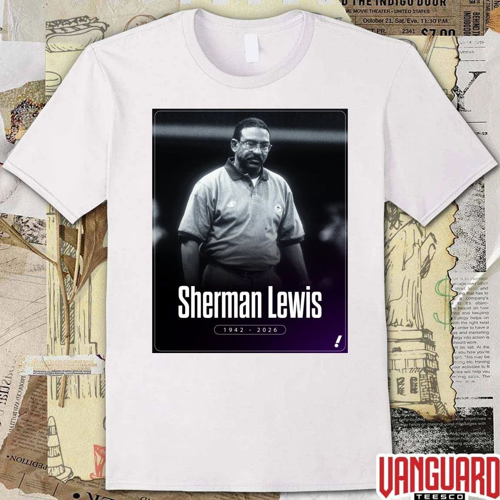 Sherman Lewis 1942 – 2026 Yahoo Sports Poster t-shirt