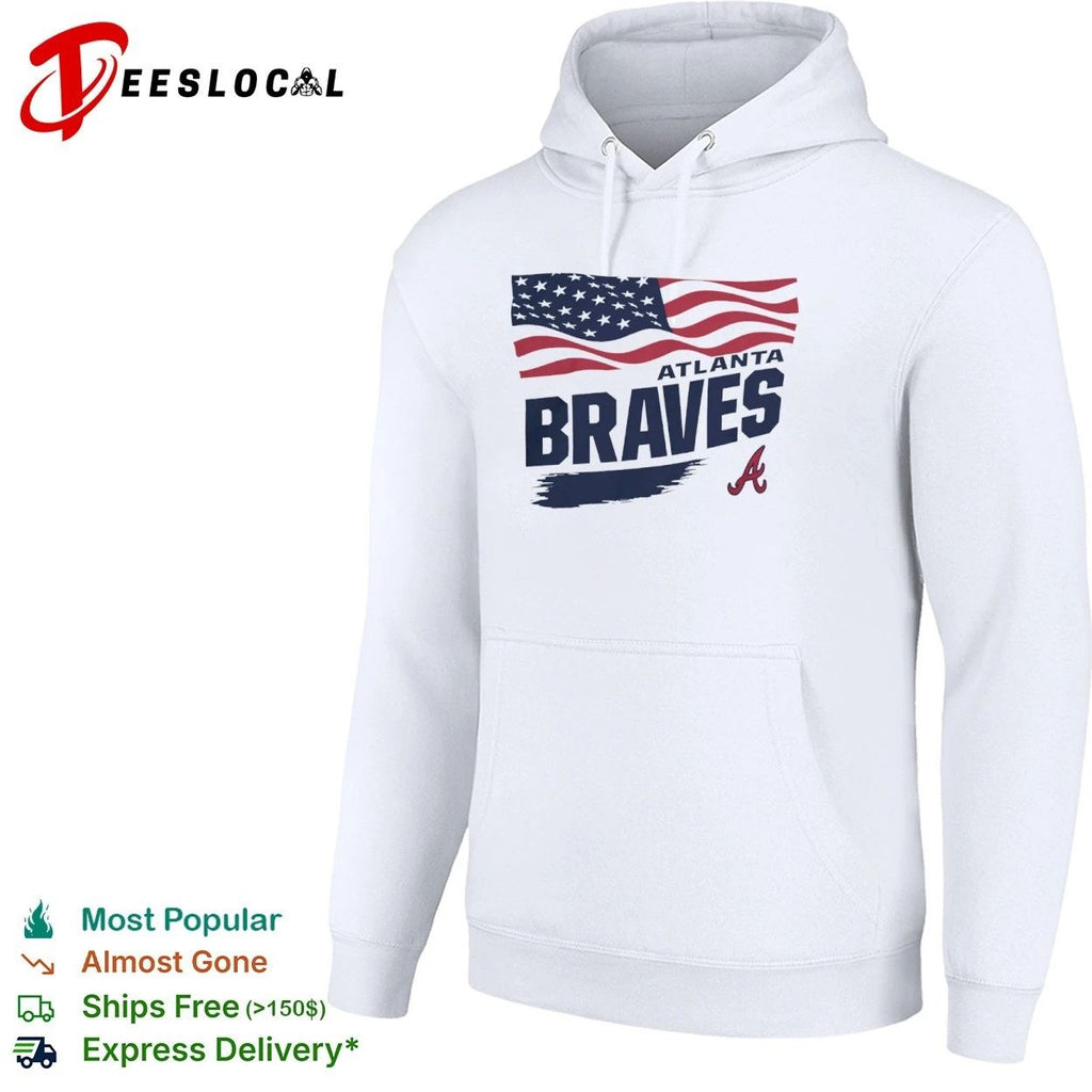 Atlanta Braves Waving Flag Atlanta Braves T-shirt