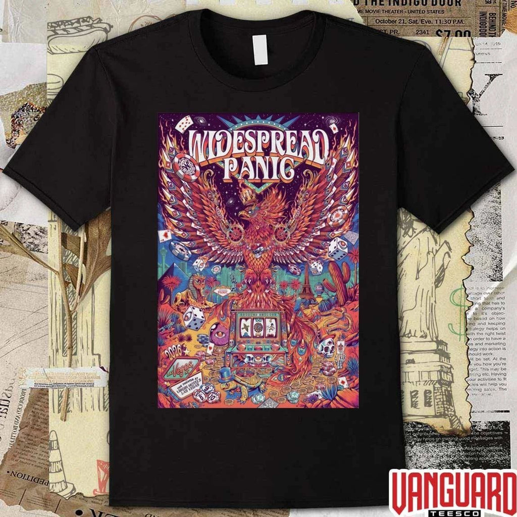 Widespread Panic The Theater At Virgin Hotels Las Vegas NV Tour On May 8-10 2026 Poster t-shirt
