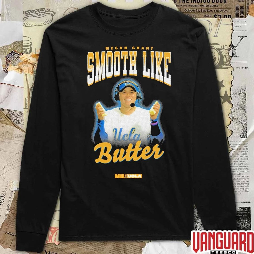 Megan Grant Smooth Like Butter UCLA Bruins Softball t-shirt