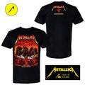 Metallica M72 Bucharest 2026 Double-Sided T-Shirt Arena Națională, 13 May 2026 he Death Four Horsemen Art