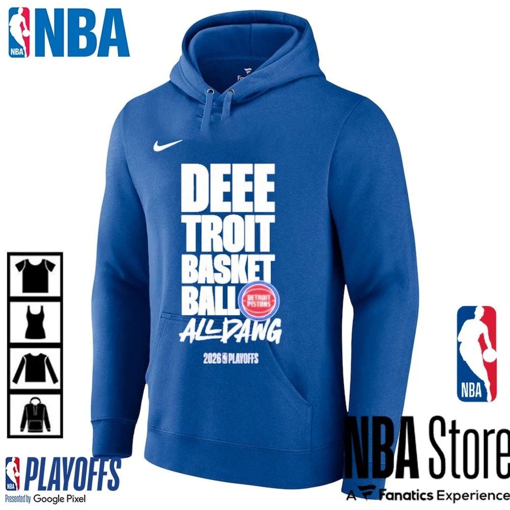 Deeetroit Basketball All Dawg Detroit Pistons 2026 NBA Playoffs Shirt