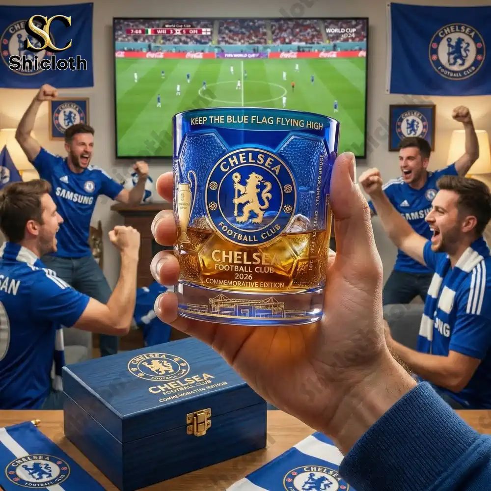 Chelsea FC 2026 Heritage Collection Whiskey Glass
