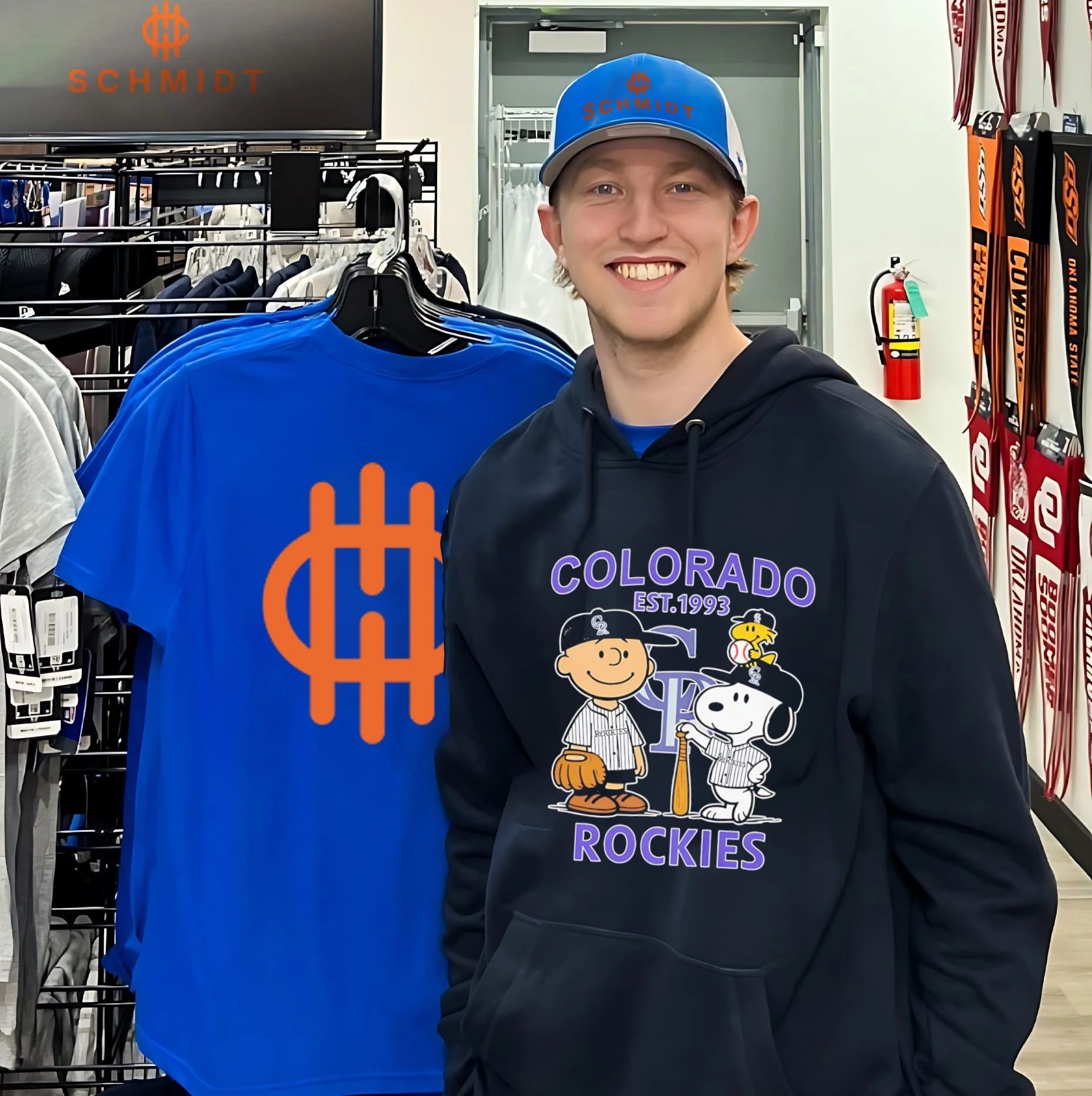 Peanuts x Colorado Rockies est 1993 shirt