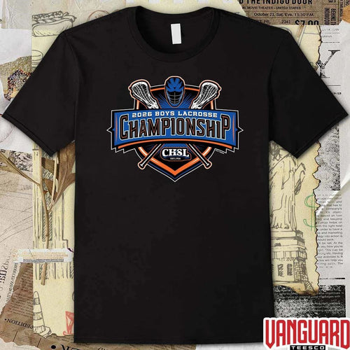 2026 CHSL Boys Lacrosse Championship Logo t-shirt