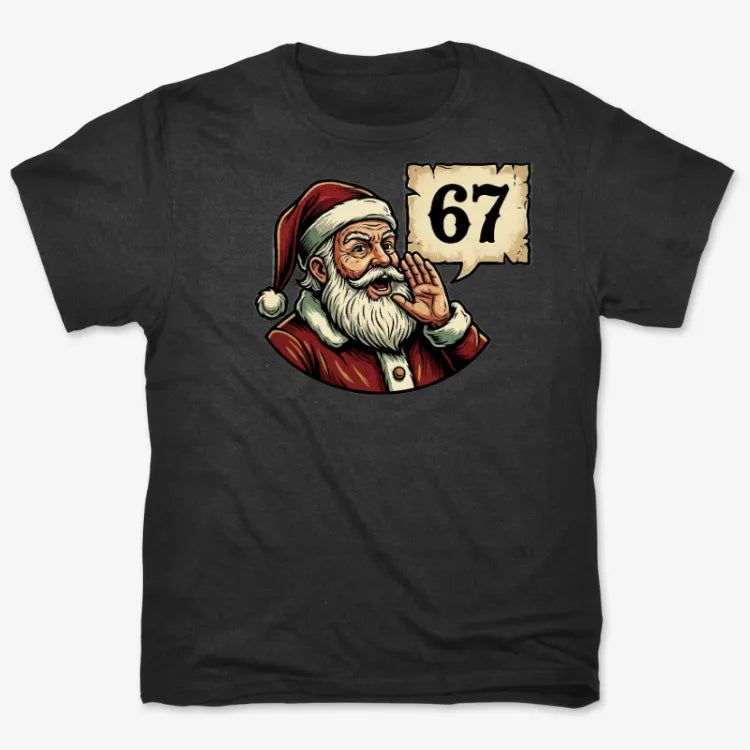 Santa's Countdown Tee: 67 Days to Cheer!