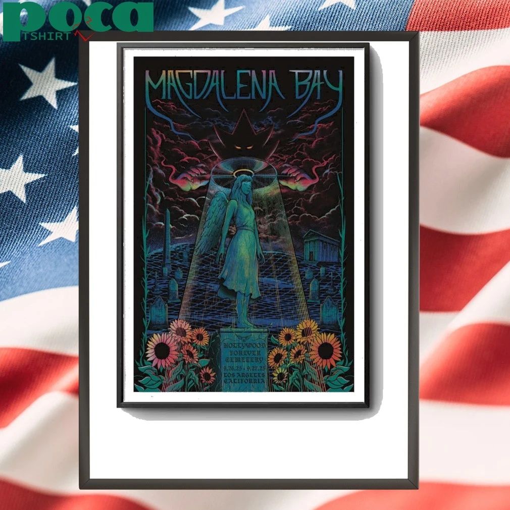 Magdalena Bay Tour Los Angeles, CA 2025 Poster shirt