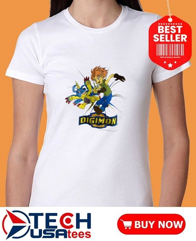 Digimon Digital Monsters cartoon shirt