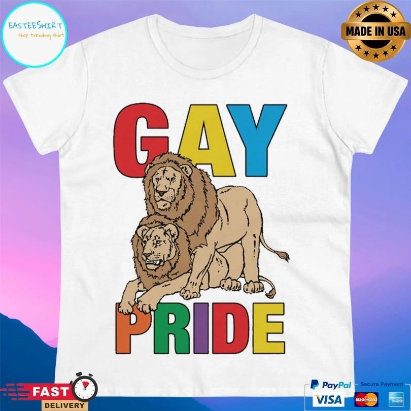 Lion Gay Pride 2026 T-shirts