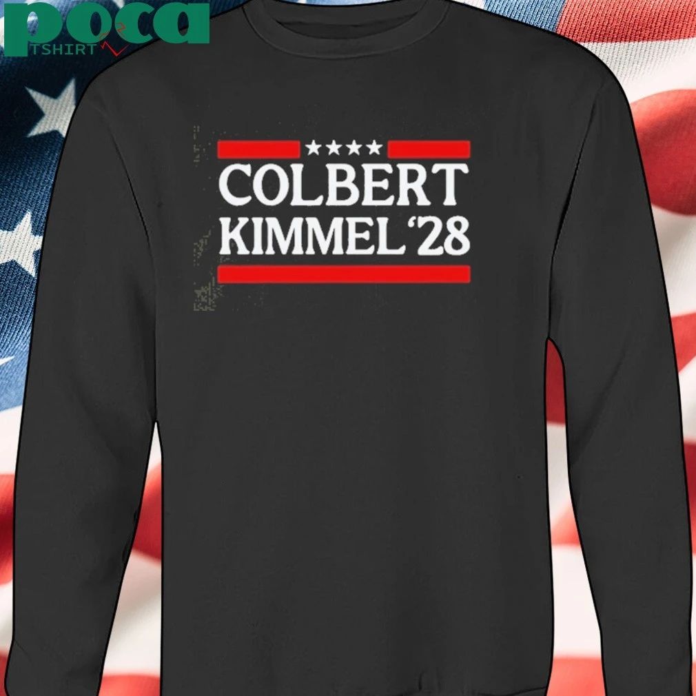 Jimmy Kimmel Colbert Kimmel 2028 Protect Late Night Tv Defend Free Speech T-shirt