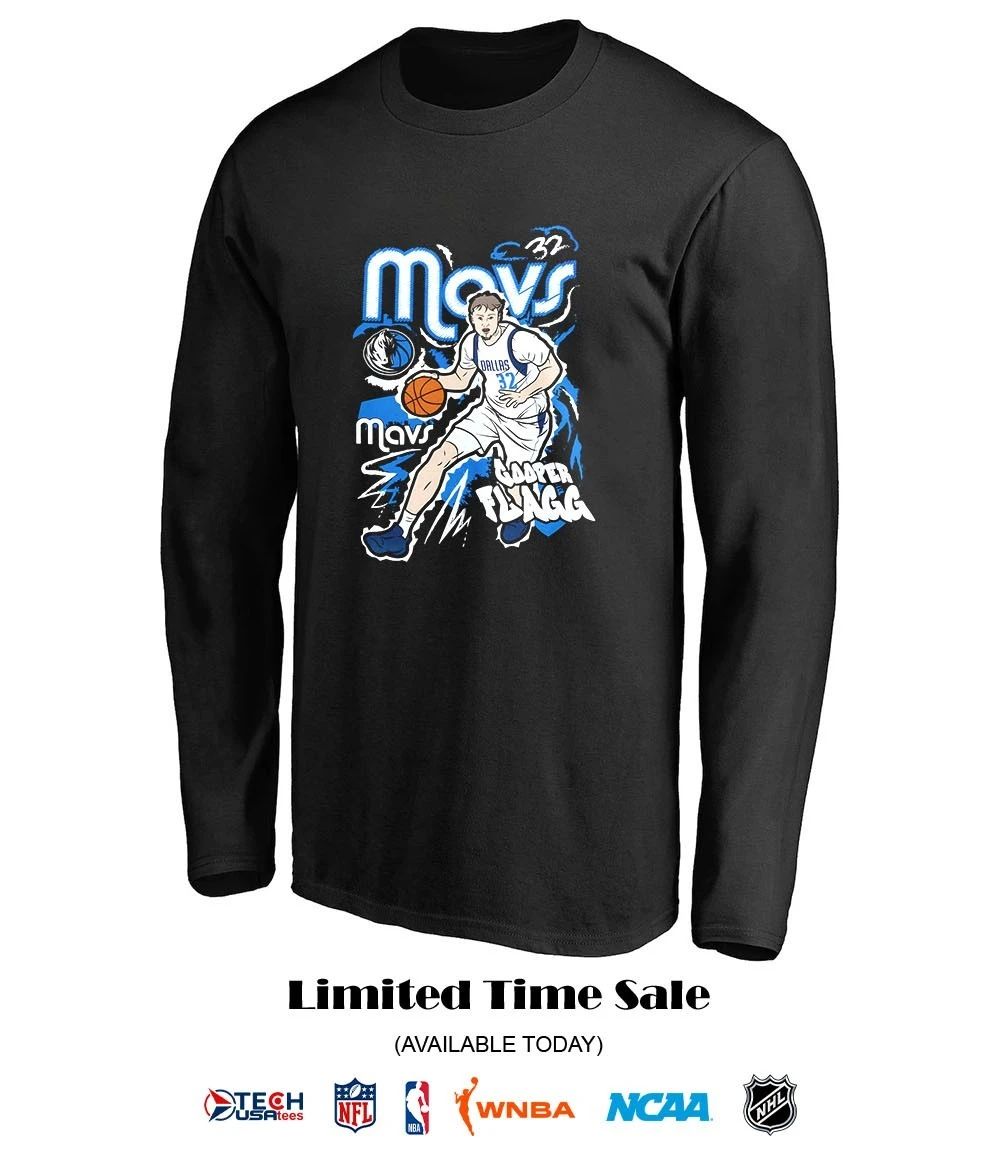 Cooper Flagg Dallas Mavericks Basketball graphic shirt