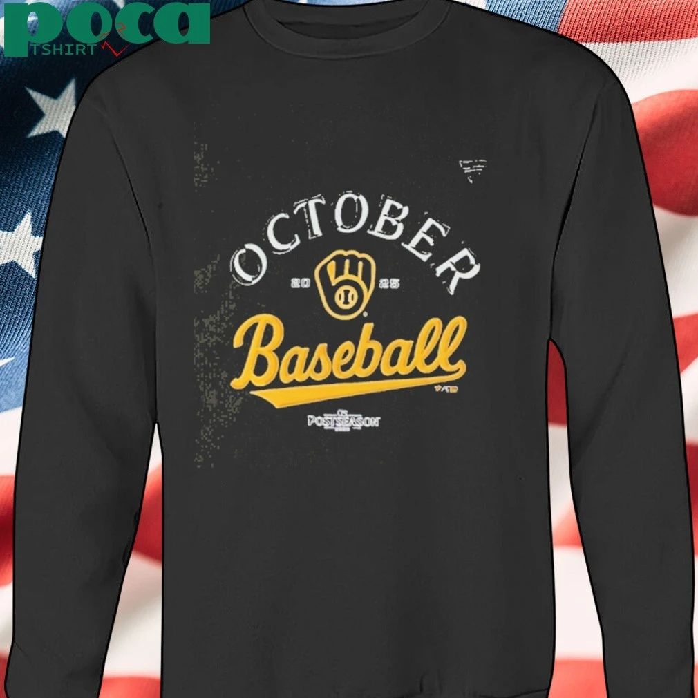 Milwaukee Brewers 2025 Mlb Postseason T-Shirt