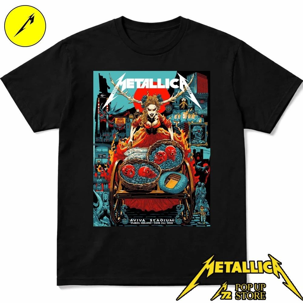 Metallica Dublin Concert T-Shirt – Pop-Up Store Special