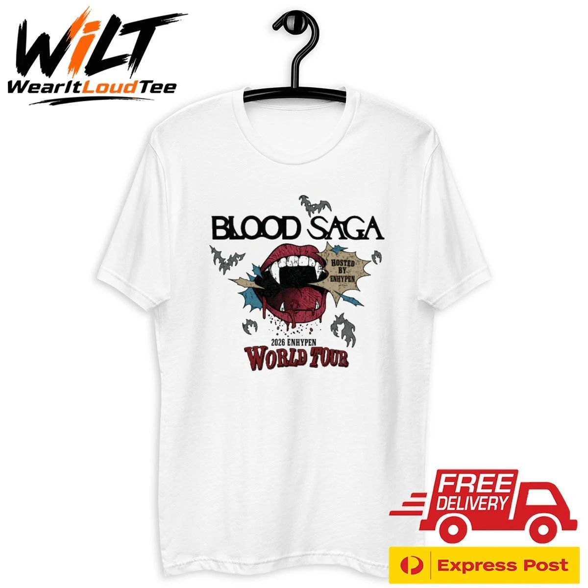 Enhypen Blood Saga World Tour Shirt