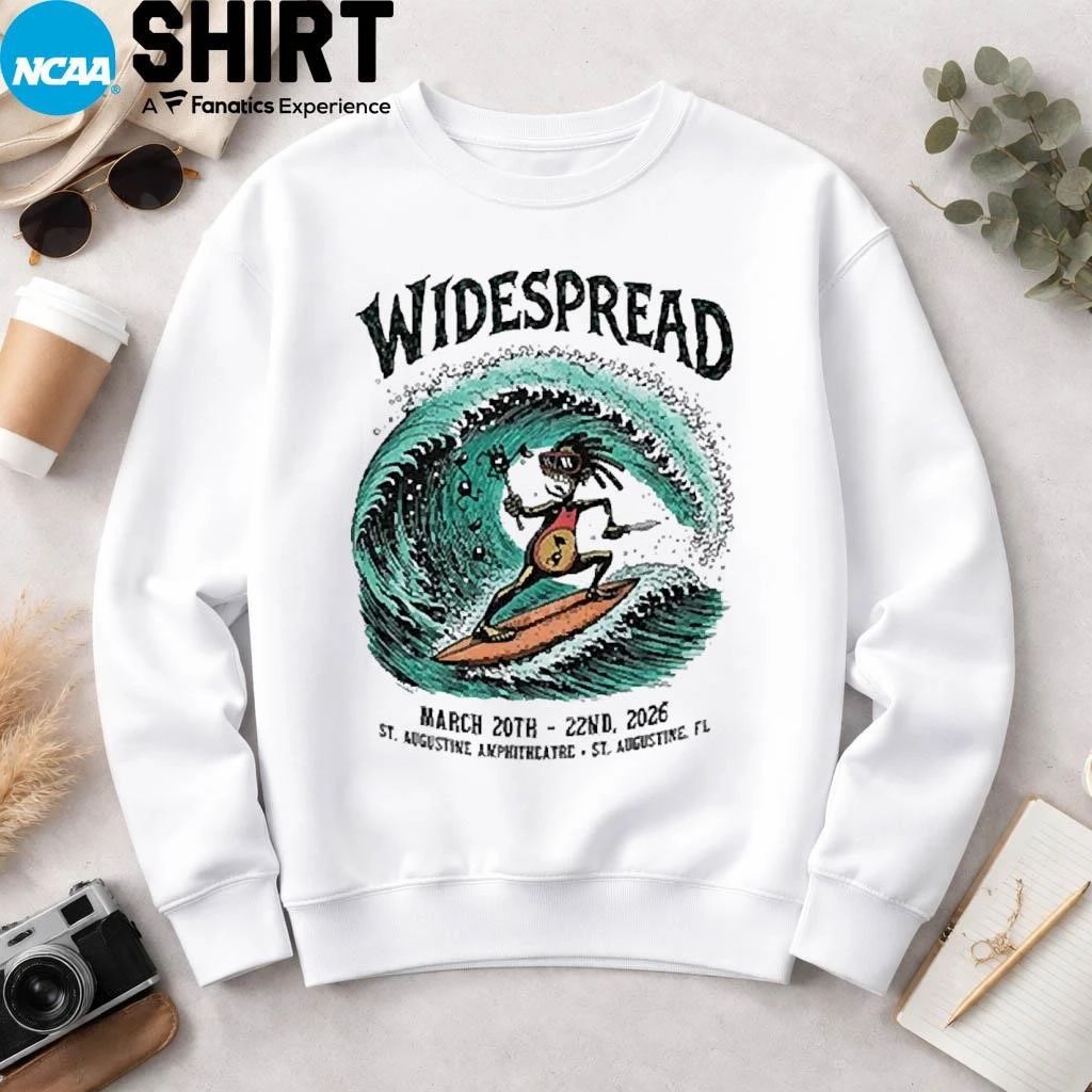 Widespread March 20th-22nd 2026 St Augustine Amphitheatre Shirt