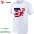 Cincinnati Reds Waving Flag Cincinnati Reds Starter T-shirt