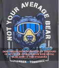 Not your average bear Ride Royal Blue shirt