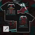 Metallica M72 World Tour European 2026 Cardiff Wales T-Shirt – Two Sided Unisex Concert Merch with Red Dragon Art and Full Schedule