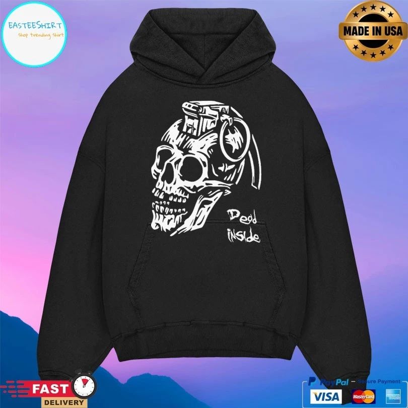 Dead Inside Grenade Skull T-shirt