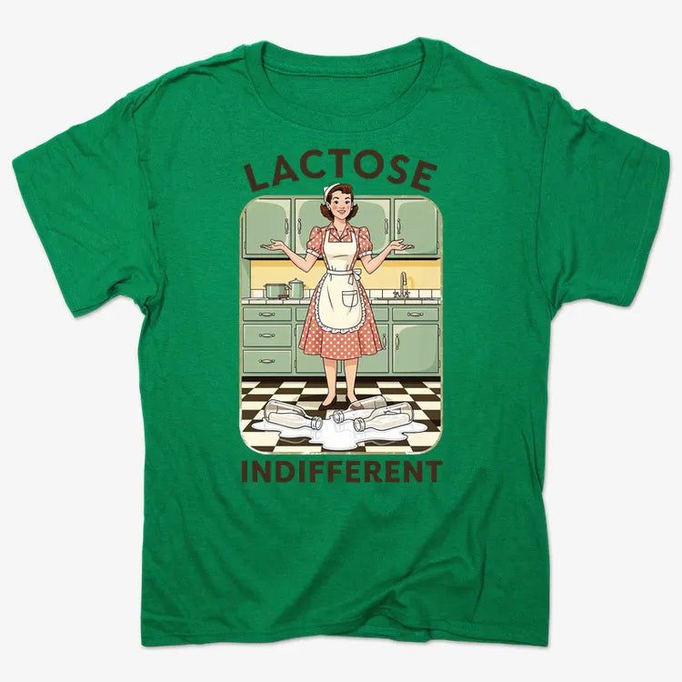 Lactose Indifferent Retro Kitchen Humor