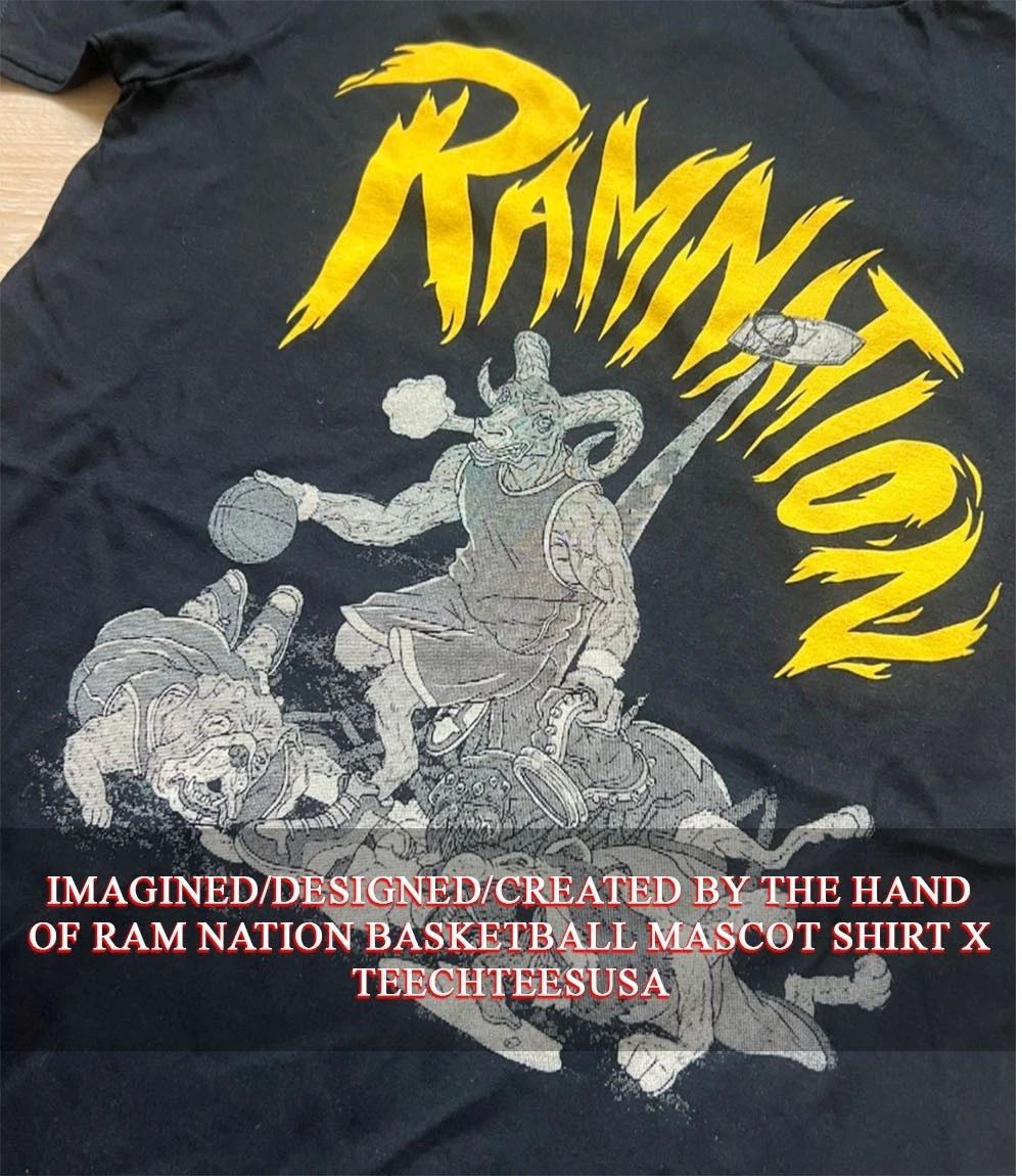 Ram Nation Basketball mascot shirt