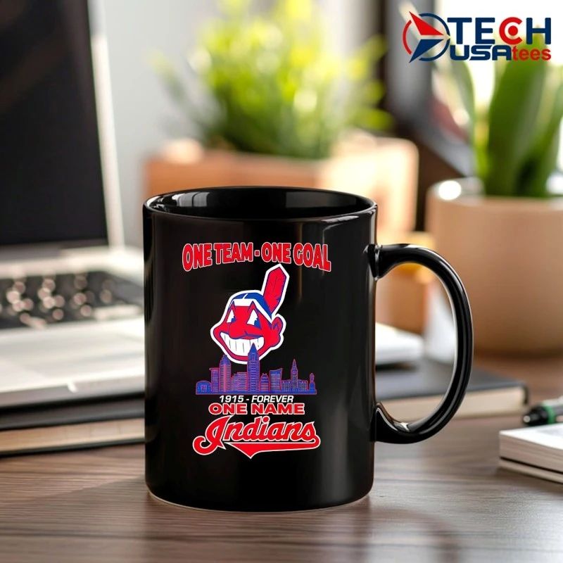 One Team One Goal 1915-forever One Name Cleveland Indians skyline shirt