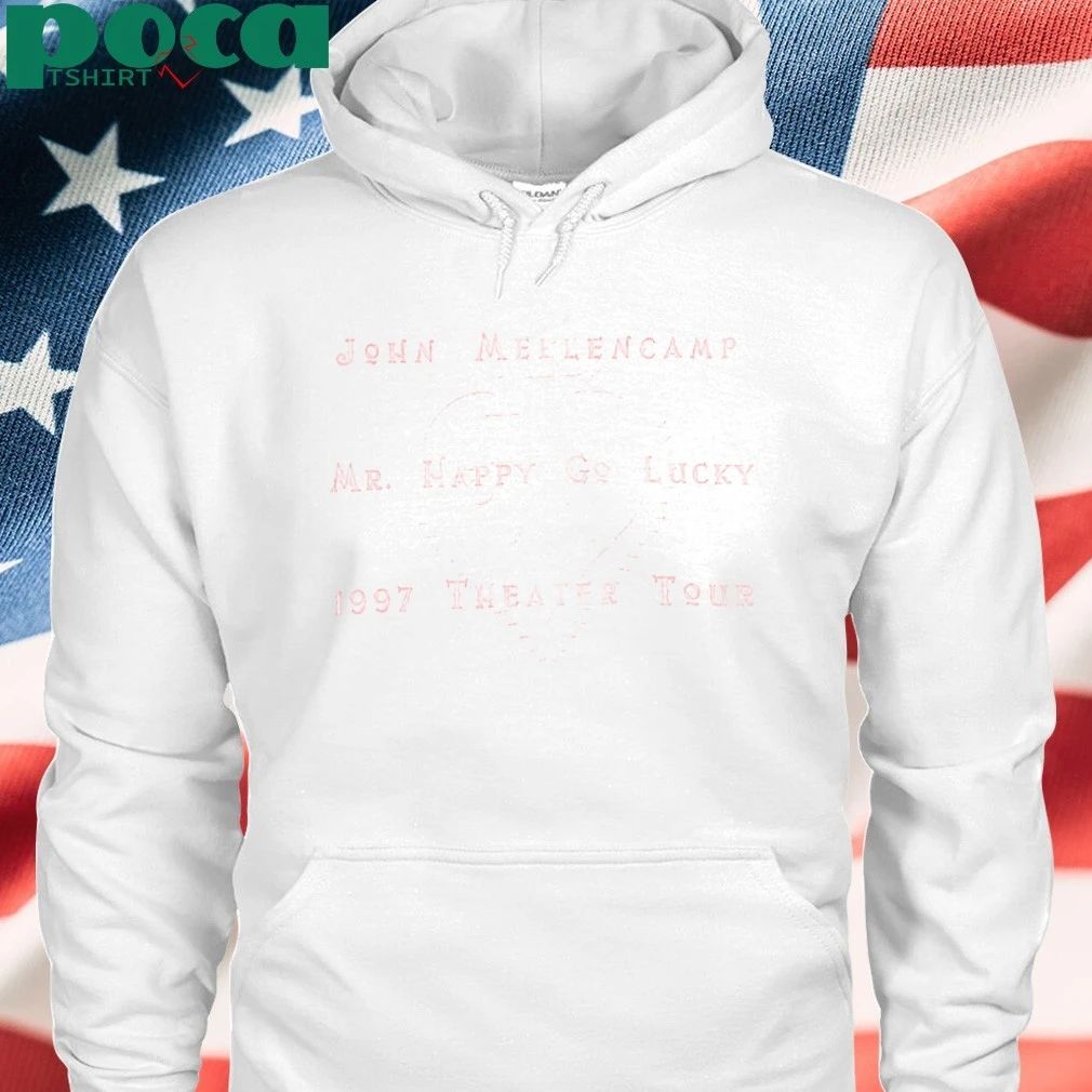 Vintage John Mellencamp Mr. Happy Go Lucky 1997 Theater Tour Shirt