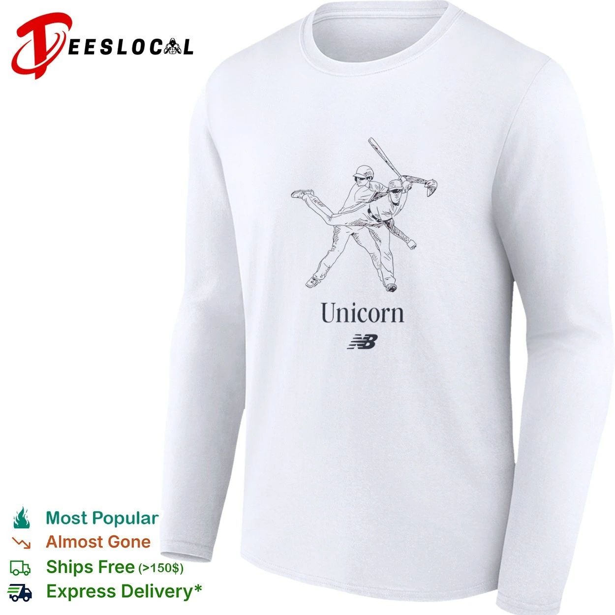 Shohei Ohtani Unicorn New Balance Los Angeles Dodgers T-shirt