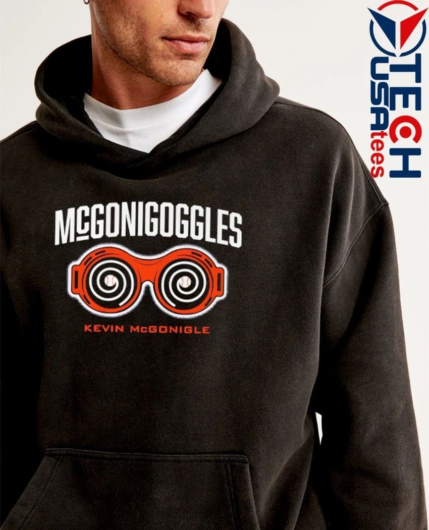 Kevin McGonigle Detroit Tigers Baseball MLB McGonigoggles shirt