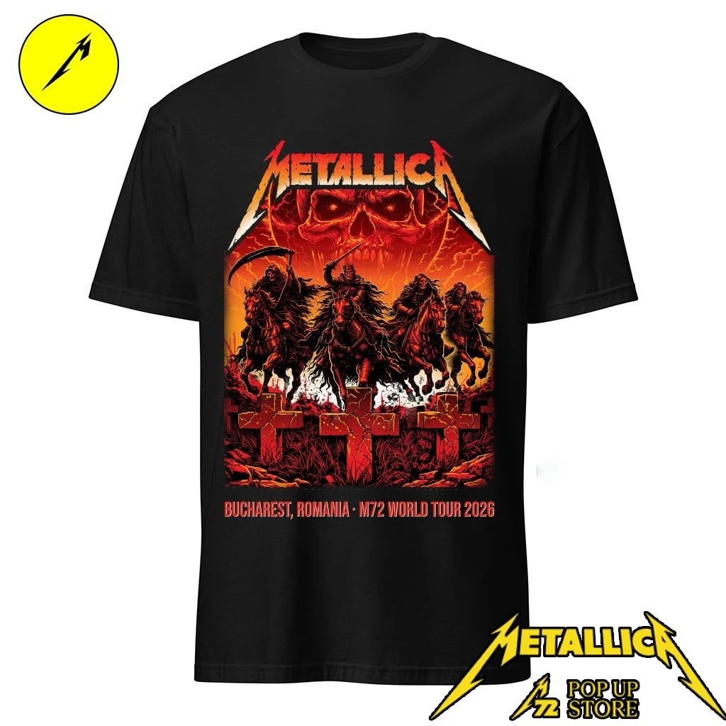 Metallica Bucharest, Romania Arena Națională May 13, 2026 M72 World Tour 2026 Shirt