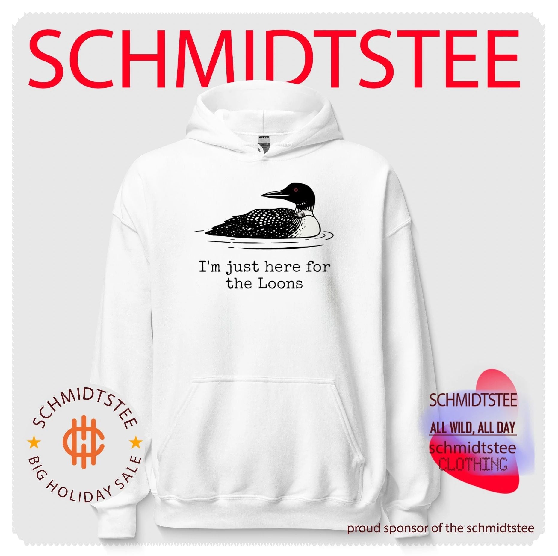 I’m Just Here for the Loons Minnesota Lake Life shirt