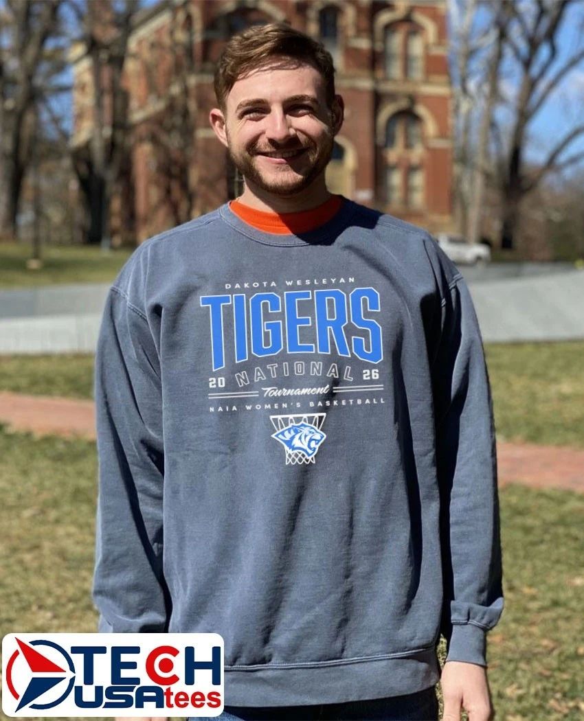 Dakota Wesleyan Tigers 2026 NAIA Women’s Basketball National Tournament shirt