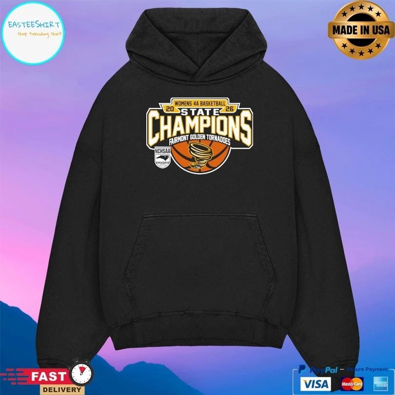 NCHSAA Women’s 4a Basketball State Champions Fairmont Golden Tornadoes T-shirts
