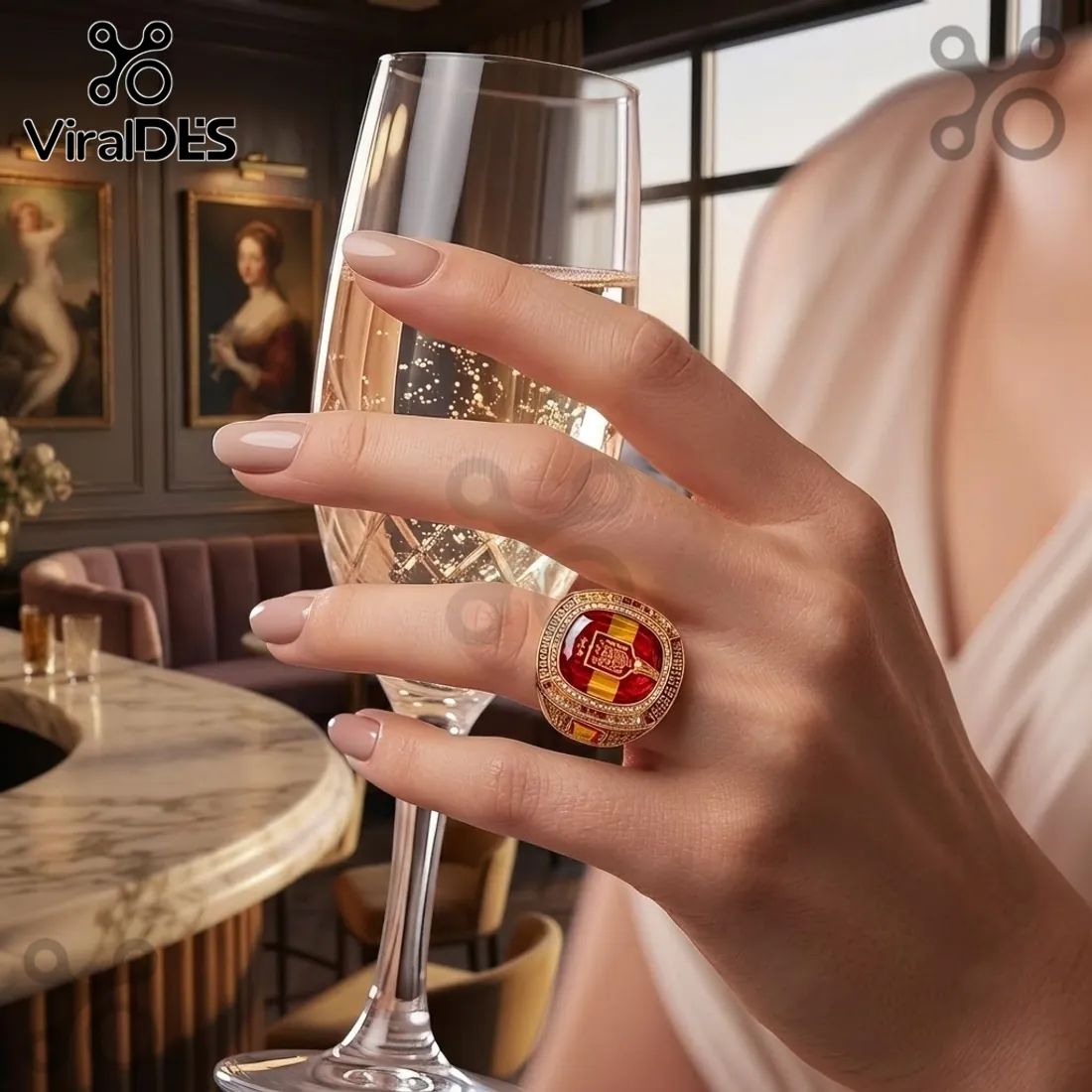 Spain 2026 World Cup Gold Championship Ring