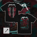 Metallica M72 World Tour 2025 2026 Cardiff Wales Europe Tour Date Pop-Up Shop Duchess Of Dark Red Dragon T-Shirt