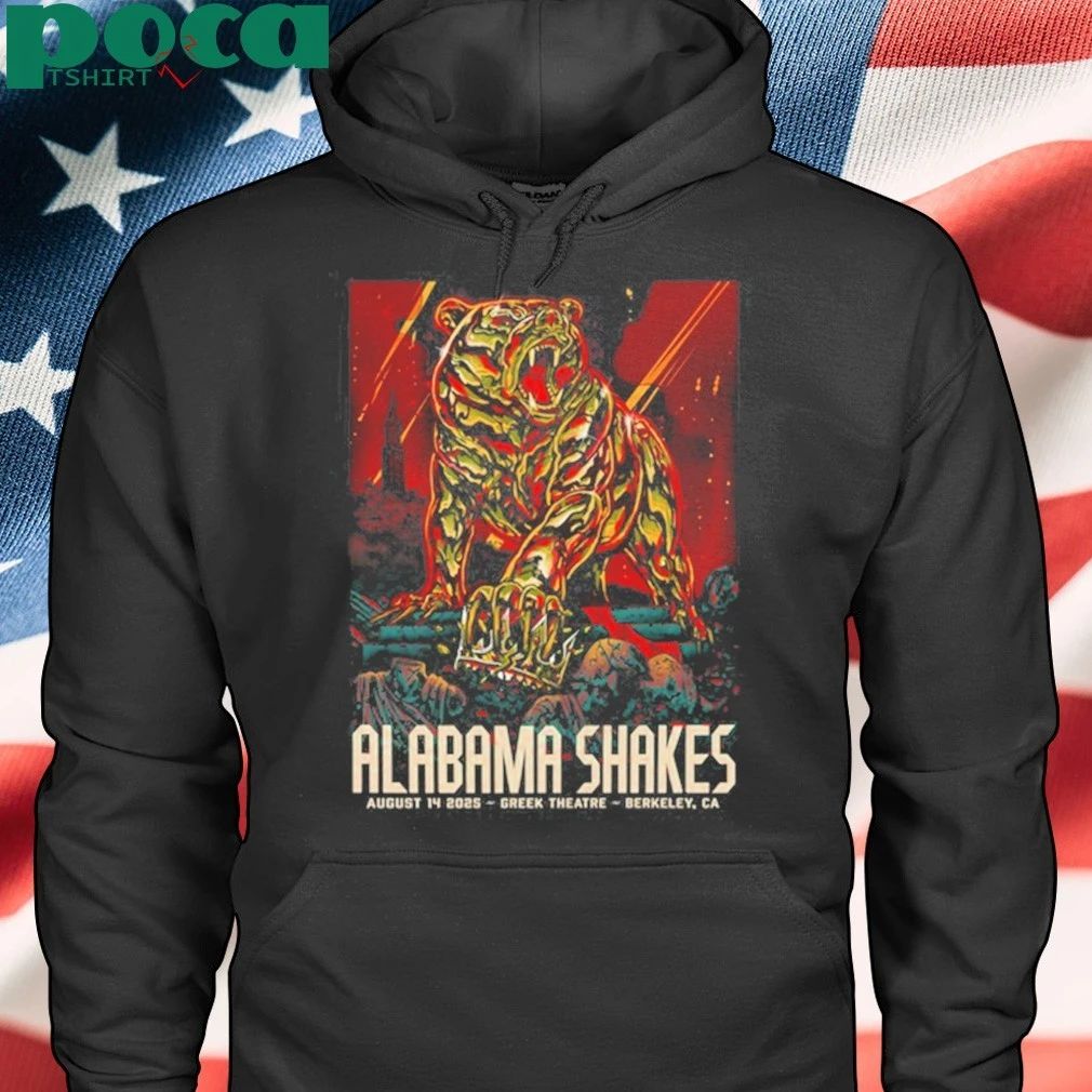 The Greek Theatre-U.C Berkeley in Berkeley, CA August 14 2025 Alabama Shakes shirt