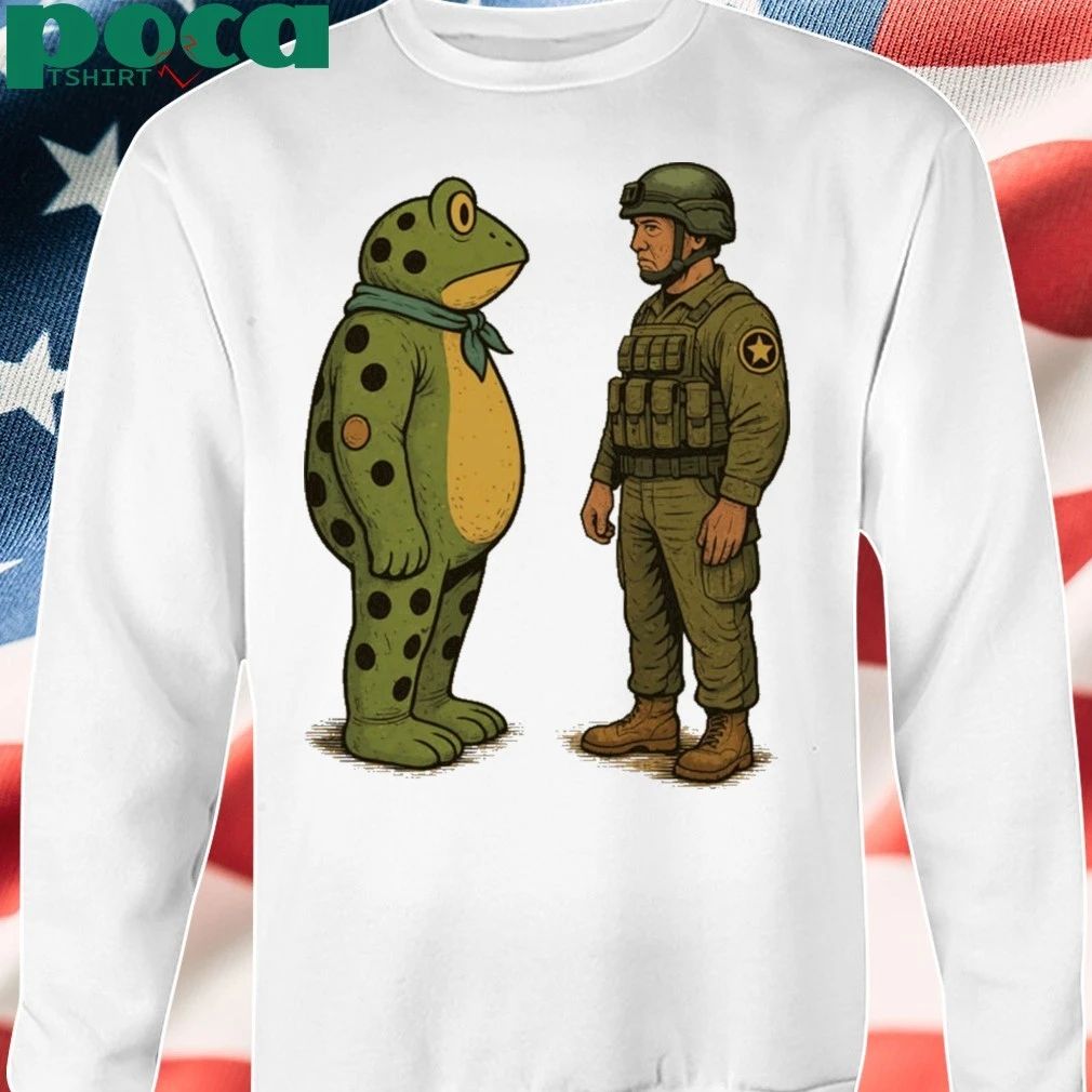 Portland Frog Against Resist Portland Soldier Art T-shirt