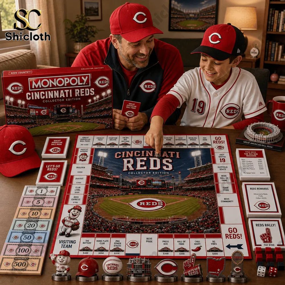 Cincinnati Reds Collector’s Edition Monopoly Board Game