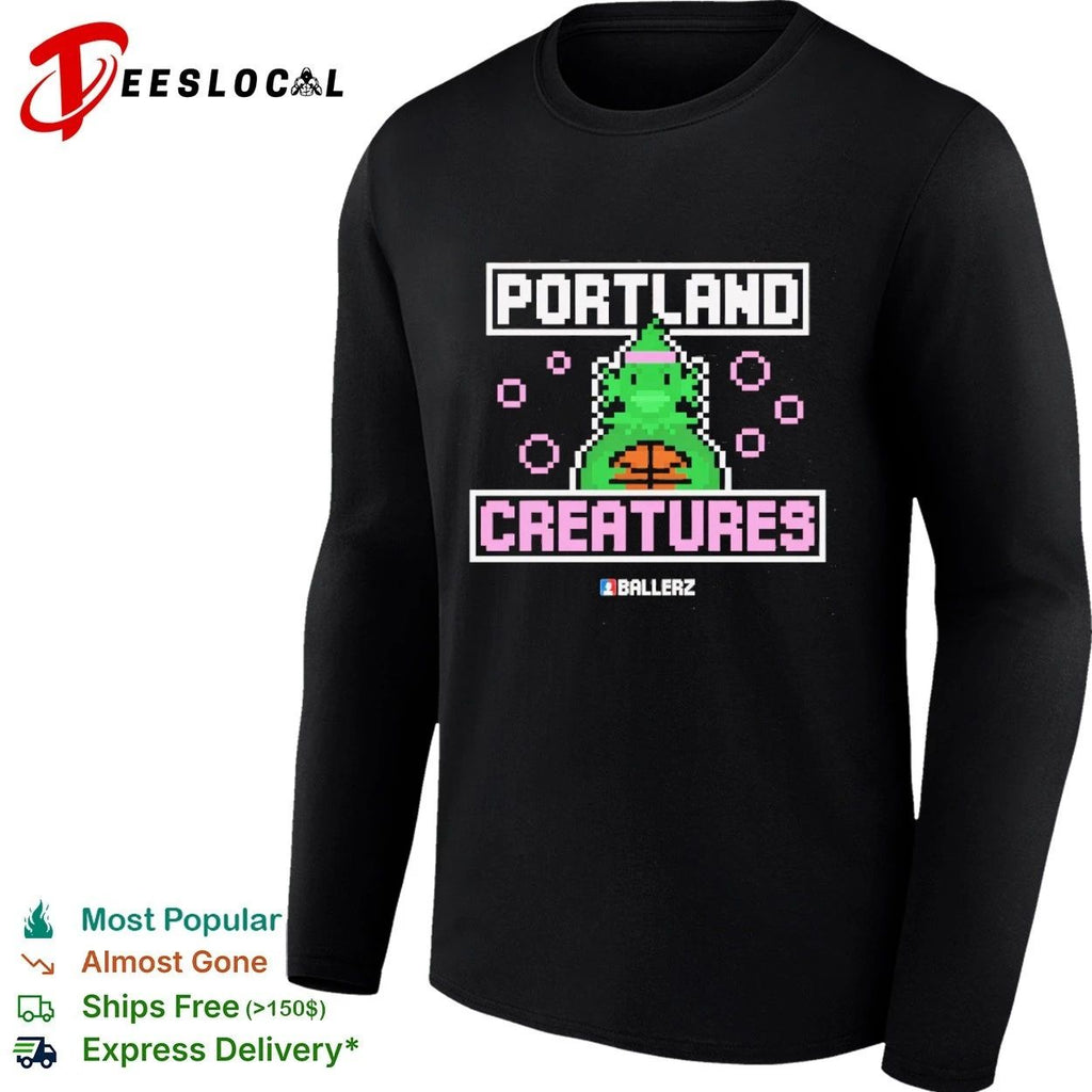 Portland Creatures Ballerz basketball T-shirt