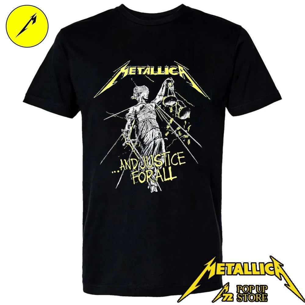 Metallica Pop-Up Shop M72 European World Tour 2026 And Justice For All Shirt
