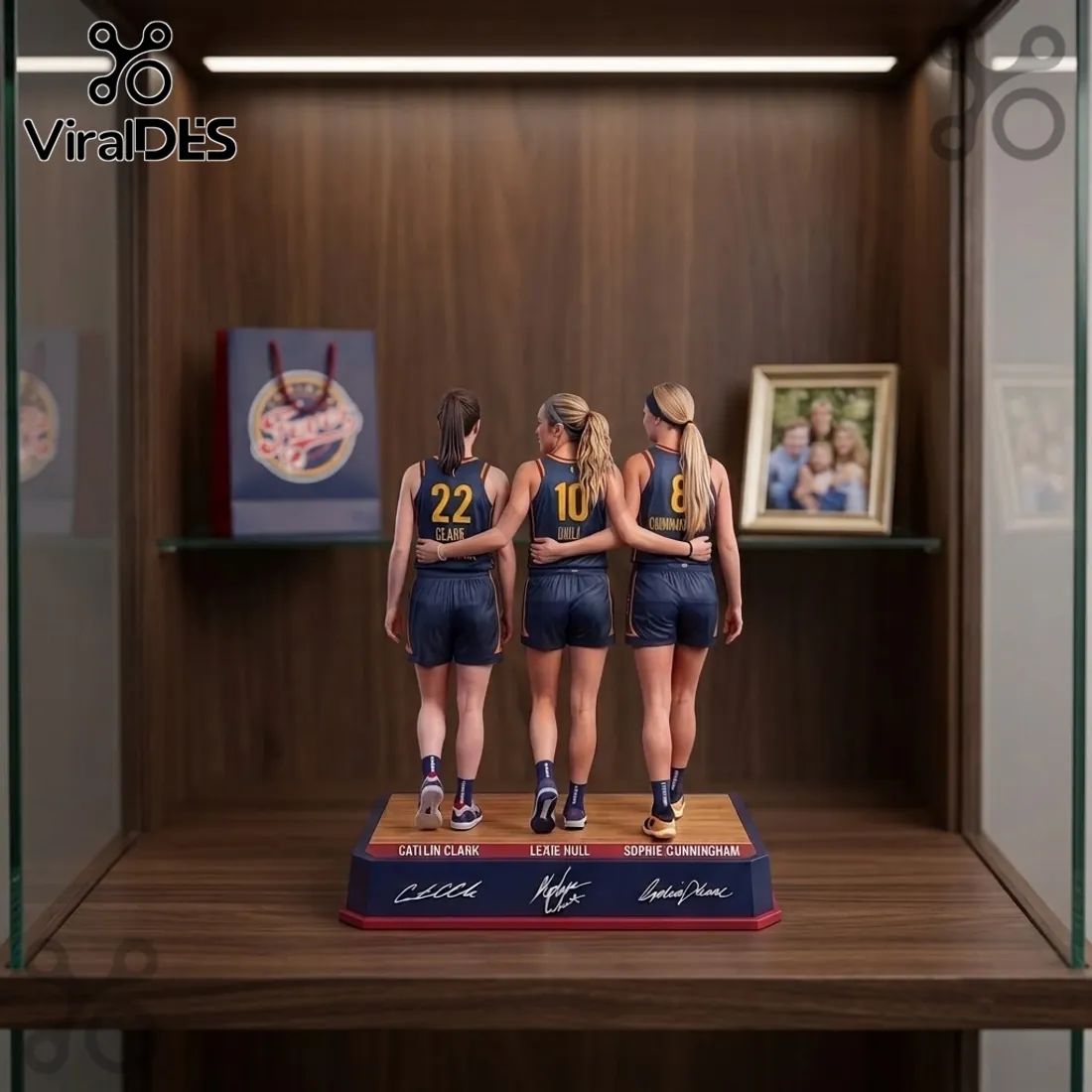 Indiana Fever Caitlin Clark Lexie Hull Acrylic Plaque