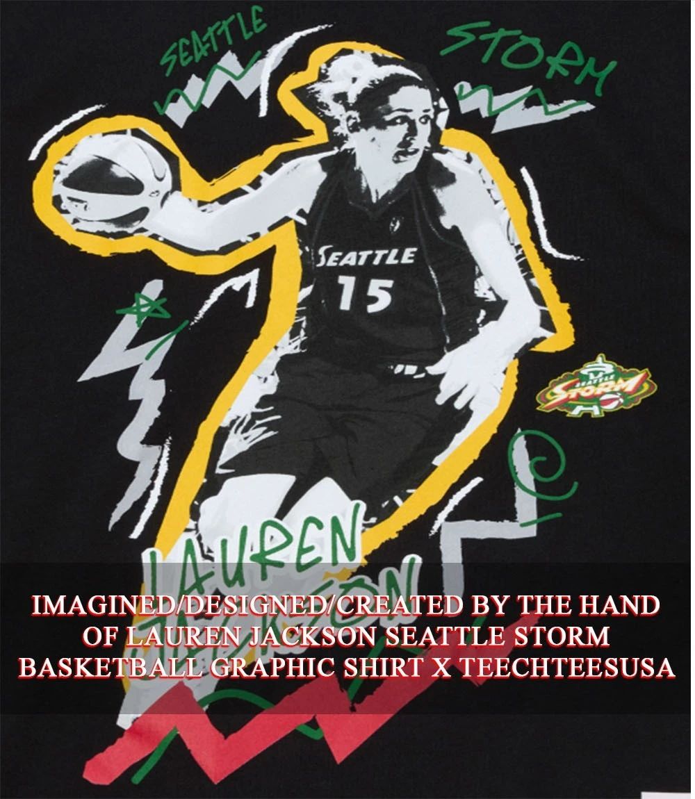Lauren Jackson Seattle Storm Basketball graphic shirt