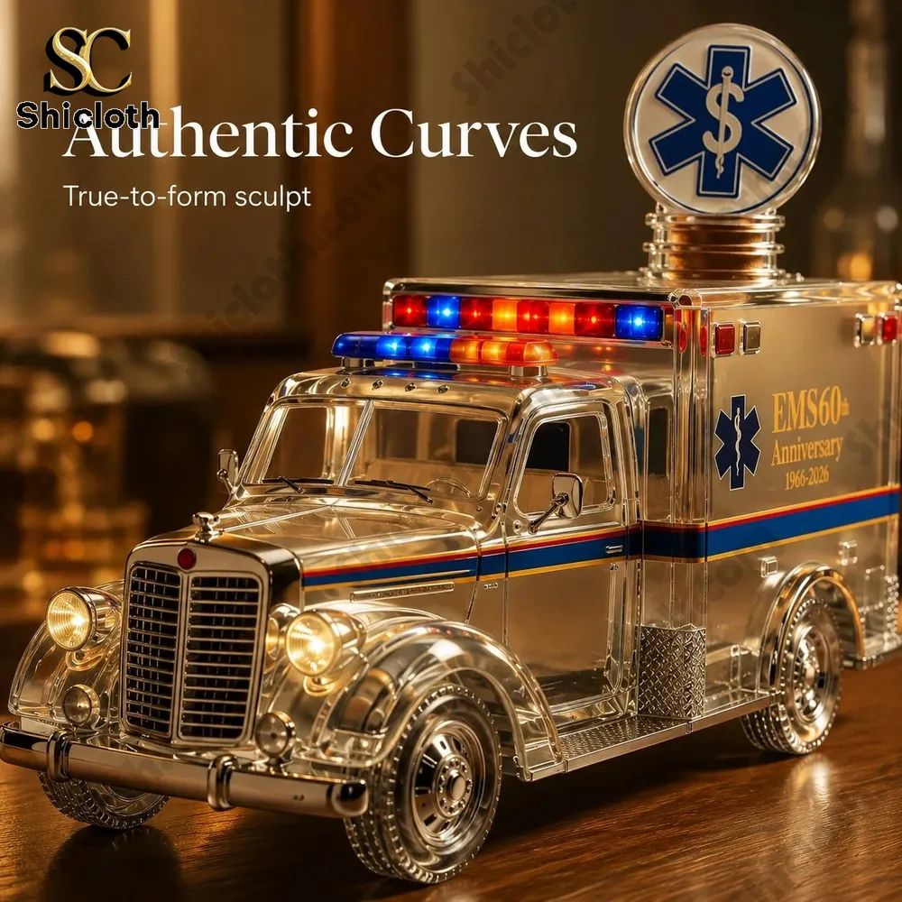 EMS 60th Anniversary 1966-2026 Ambulance Bottle